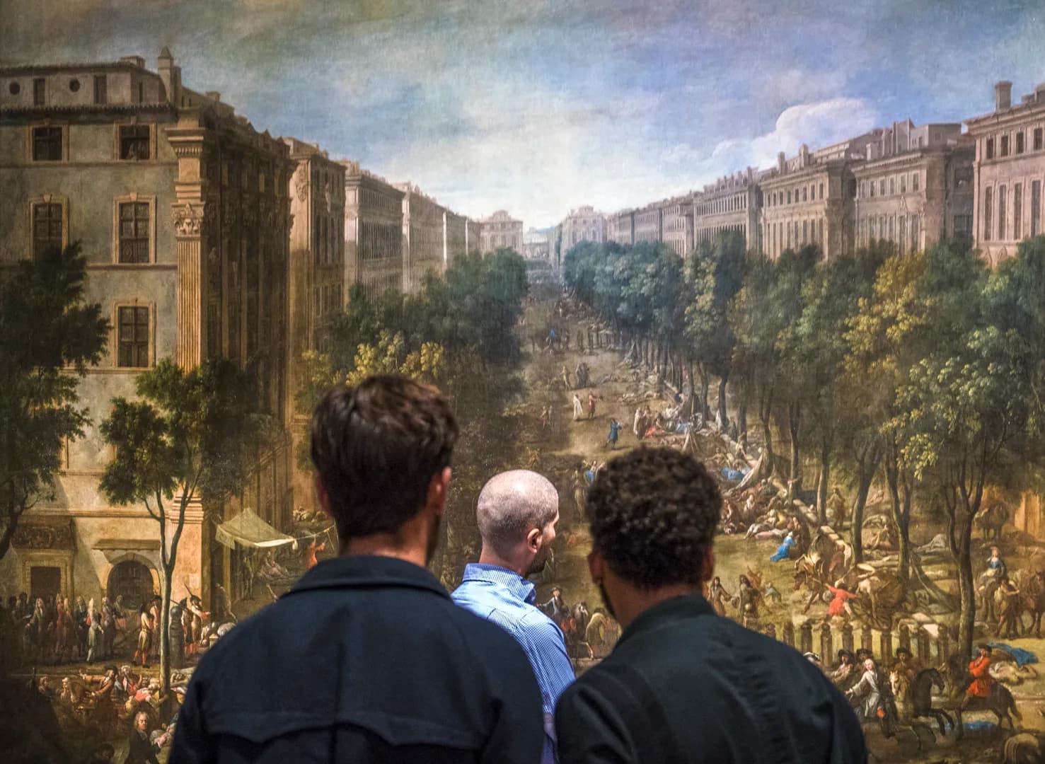 La peinture abîmée.